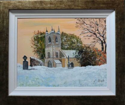 Painting for sale Winter at Hill of Tara (Co. Meath)