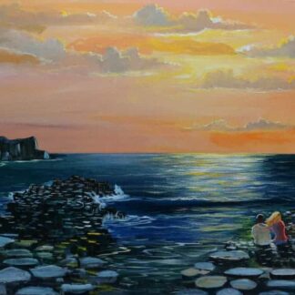 Giant's Causeway County Antrim-Original Landscape Painting-