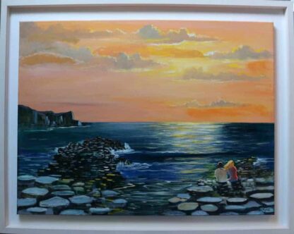 Giant's Causeway County Antrim-Original Landscape Painting-