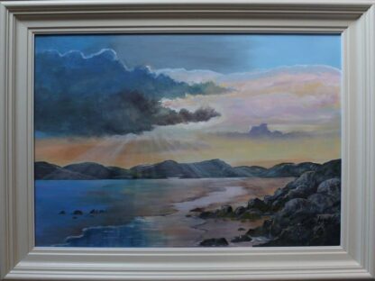 Painting for sale of Kincalagh County Donegal by Irish artist Kathleen Sheils