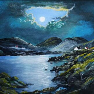 Moonlight Mayo Original Seascape Painting