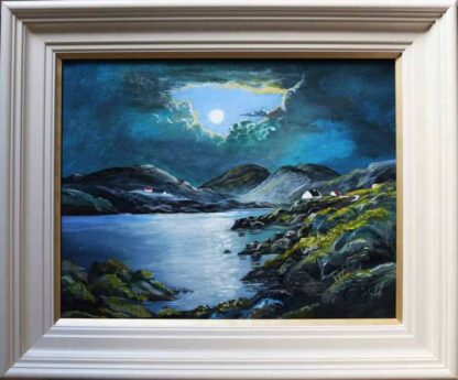 Moonlight in Mayo Original Seascape Painting