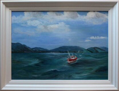 Painting of Fishing boat