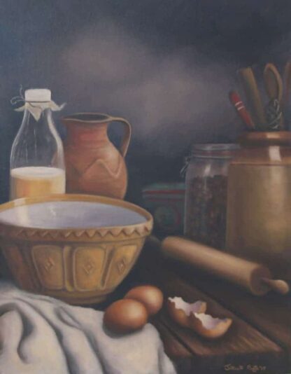 Baking Day - Still Life oil Painting