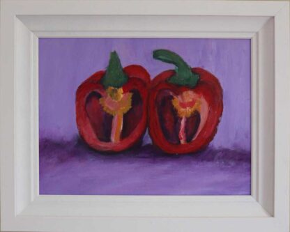 Cut Peppers- Still Life Painting