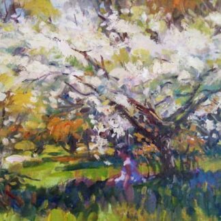 Under the Apple Blossom by Irish artist Norman Teeling