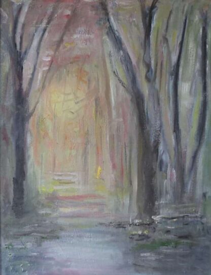 Mystic Forest - Landscape Impressionist Painting