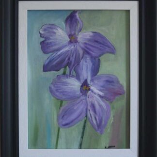 Orchid flower- Still Life Floral Oil Painting