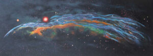 Veil Nebula- Contemporary Abstract Painting