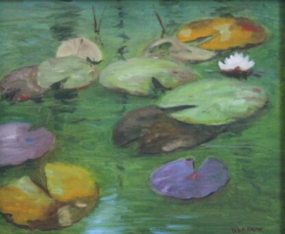 The lily Pond - Waterscape Oil Painting