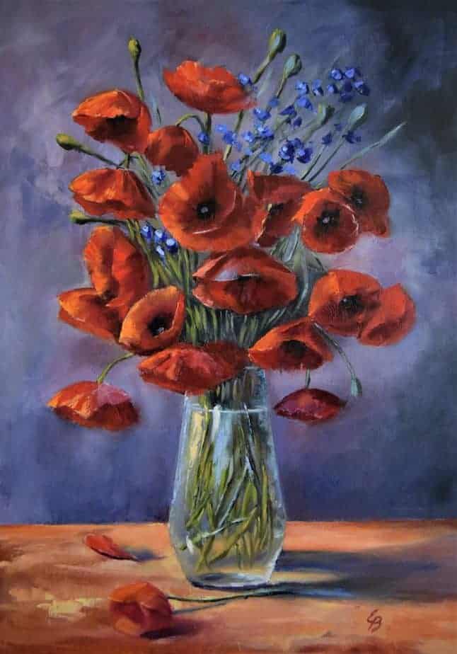 Poppy Still Life – Art 4 You