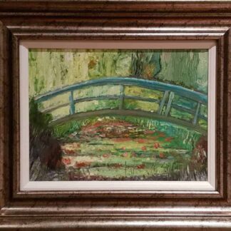 Painting of lily pond