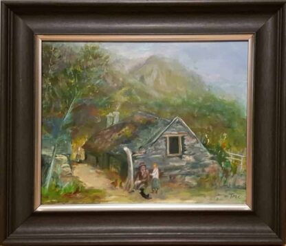 Painting of Irish Cottage in Wicklow