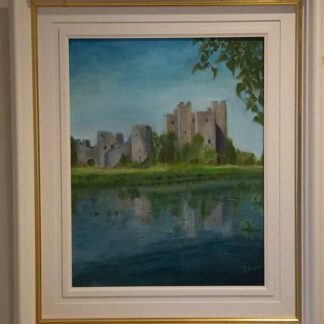 View of Trim Castle across the Boyne