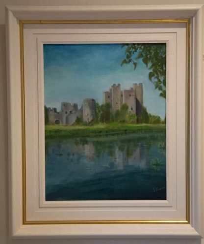 View of Trim Castle across the Boyne