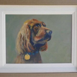 Cocker Spaniel animal painting for sale by Irish artist Dorothy Moorhead