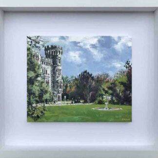 Johnstown Castle II Landscape painting of Johnstown castle in County Wexford