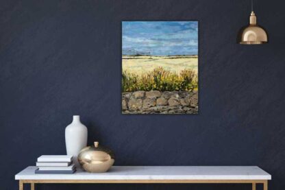 Barley Field Landscape painting