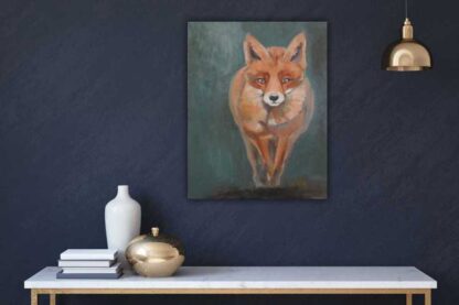 Fox animal painting for sale by Irish artist Dorothy Moorhead