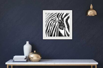 Zebra Series 3 Oil Paintings of animals native to Africa by artist Rosemarie Kamana.