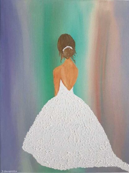 WALK ME DOWN THE AISLE Figurative painting