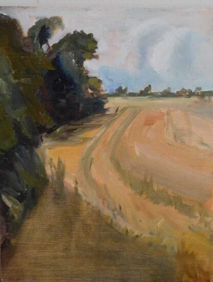 Corn Field Landscape painting by Irish artist Dorothy Moorhead. Browse our large selection of art for sale on art4you.ie Ireland's online art gallery