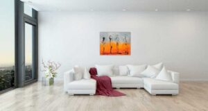 The Snobs Contemporary Abstract painting by artist Kevin Sharkey