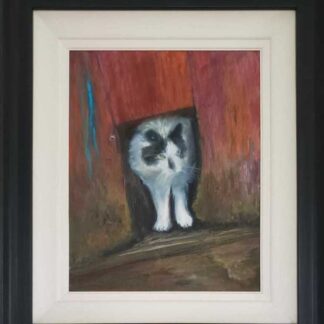 Pumpkin the Cat  Animal ( Cat) painting by artist Angela Larkin