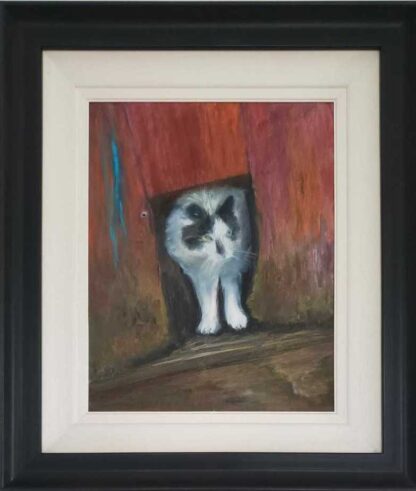 Pumpkin the Cat  Animal ( Cat) painting by artist Angela Larkin