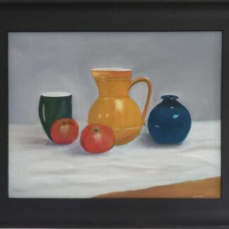 Grandma's Kitchen Modern still life  painting by artist Angela Larkin