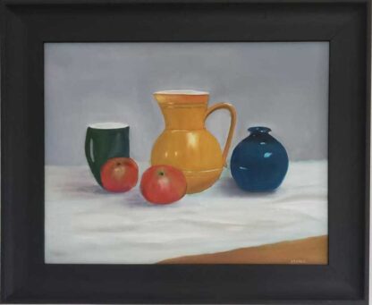 Grandma's Kitchen Modern still life  painting by artist Angela Larkin