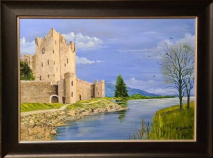 Ross Castle Killarney County Kerry Landscape Painting by Irish artist Kathleen Sheils