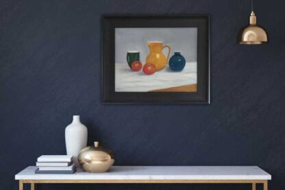 Grandma's Kitchen Modern still life  painting by artist Angela Larkin