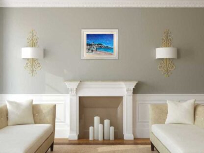 Promenade des Anglais, Nice, Cote d’Azur’ Painting of Promenade in Nice , France by artist Ben Linehan