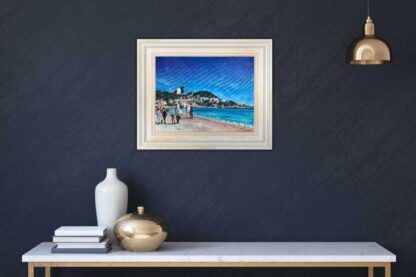 Promenade des Anglais, Nice, Cote d’Azur’ Painting of Promenade in Nice , France by artist Ben Linehan