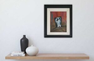 Pumpkin the Cat  Animal ( Cat) painting by artist Angela Larkin