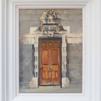 Painting of A Doorway in Trinity College Dublin 