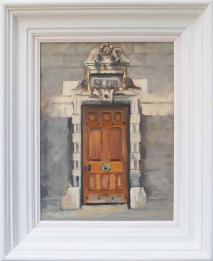 Painting of A Doorway in Trinity College Dublin 