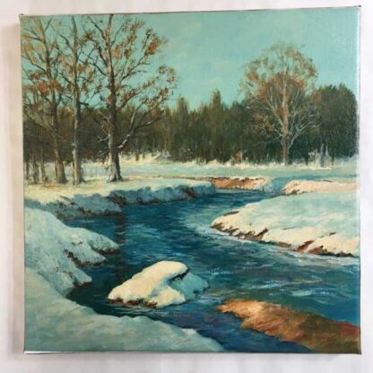 Winter on river Francis