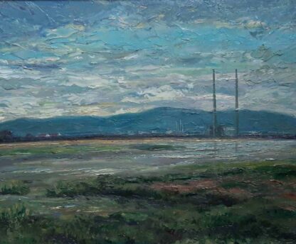 painting of Dublin view Dollymount