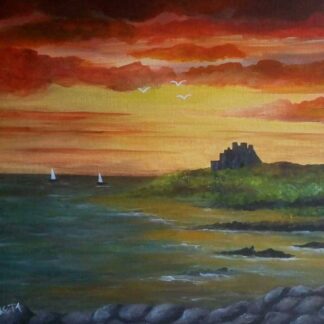 painting of Scotland Seascape