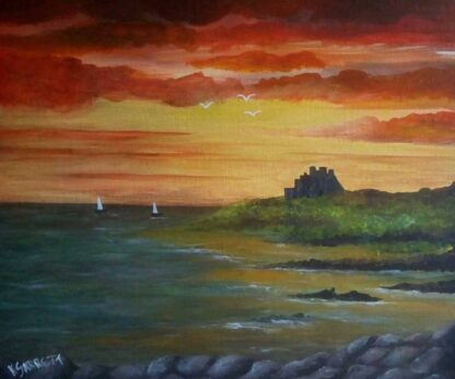 painting of Scotland Seascape