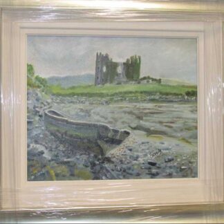 painting of Ballycarberry Castle, Co. Kerry