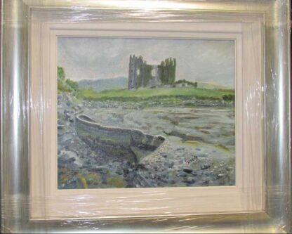 painting of Ballycarberry Castle, Co. Kerry