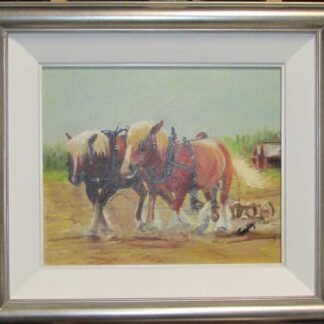 painting of Ploughing