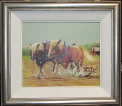 painting of Ploughing