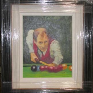 painting of Alex Higgins