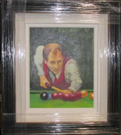 painting of Alex Higgins