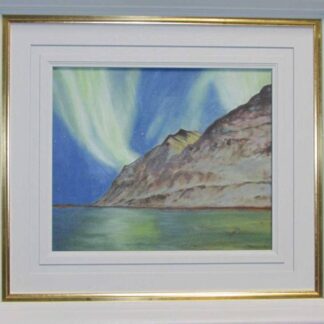 painting of Northern Lights