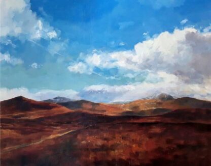 painting of Dublin and Wicklow Mountains